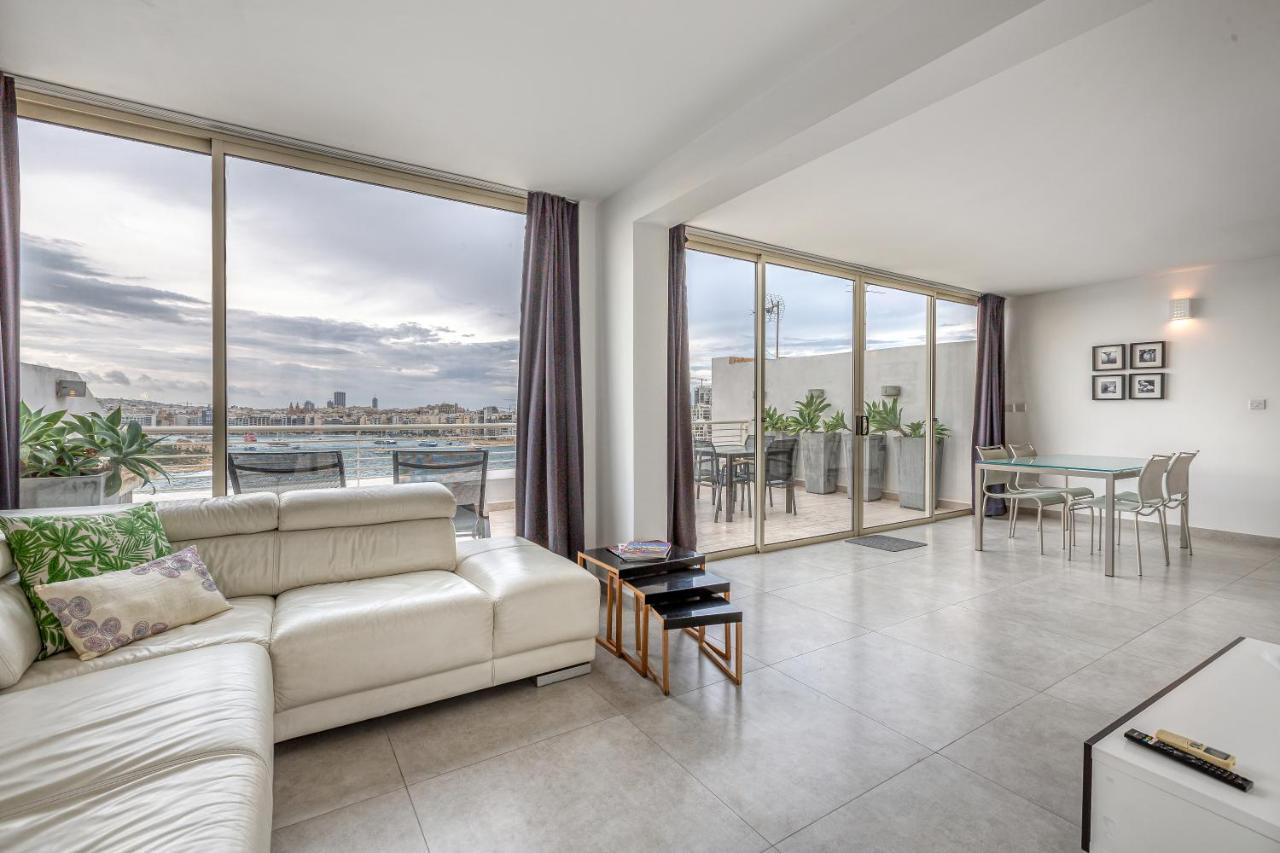 49/3 Seafront Duplex Penthouse In Valletta Dış mekan fotoğraf